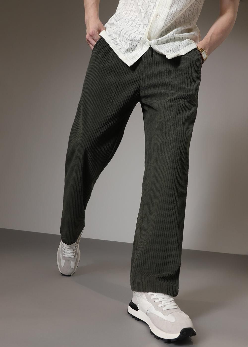 Combo of 2 Men's Caudray Fabric Stylish Pants