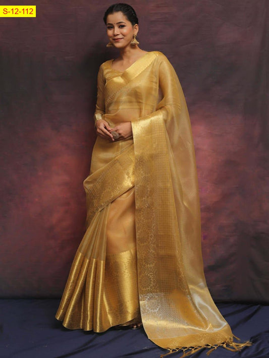 Banarasi kaanchi border Sarees