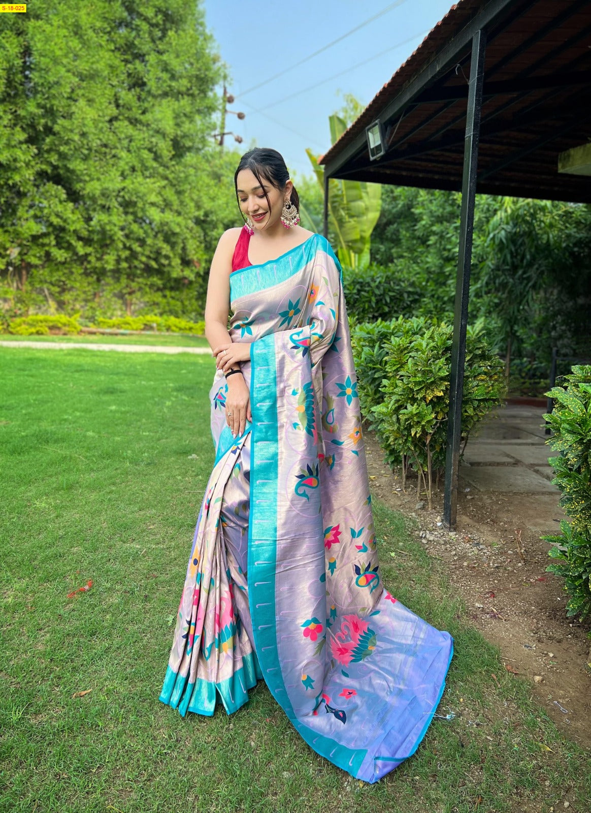 Soft paithani silk sarees