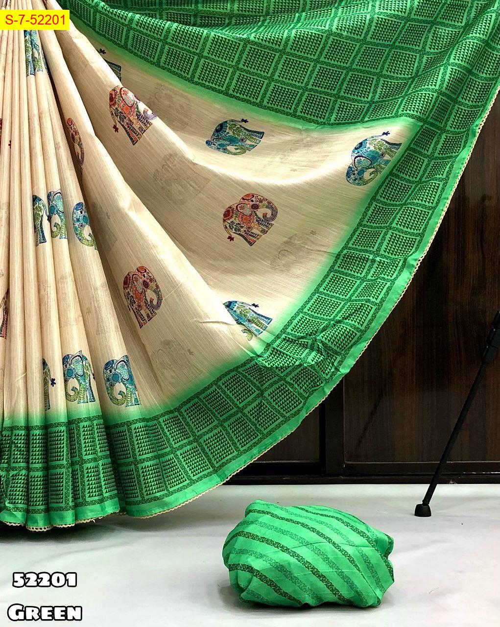 Fancy Tussar silk sarees