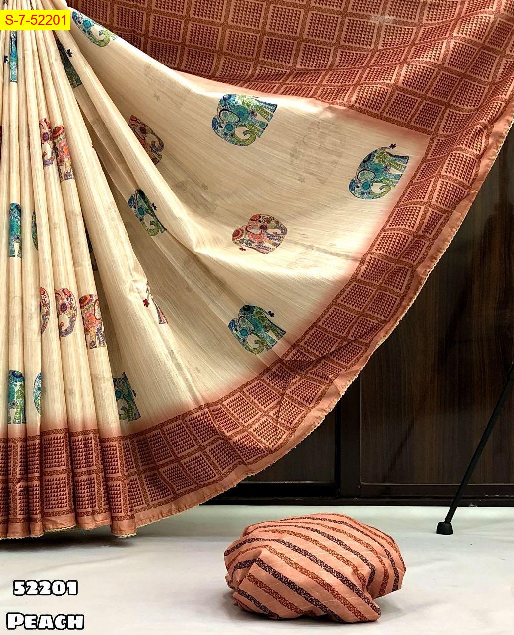 Fancy Tussar silk sarees