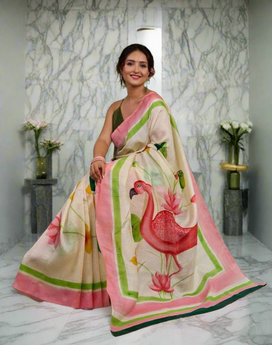 Fancy Bishnupuri Tussar Sarees for Beautiful you..