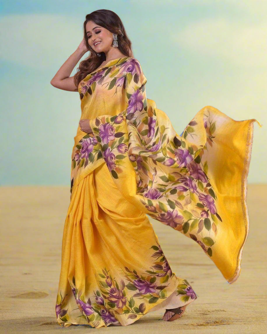 Fancy Bishnupuri Tussar Sarees for Beautiful you..