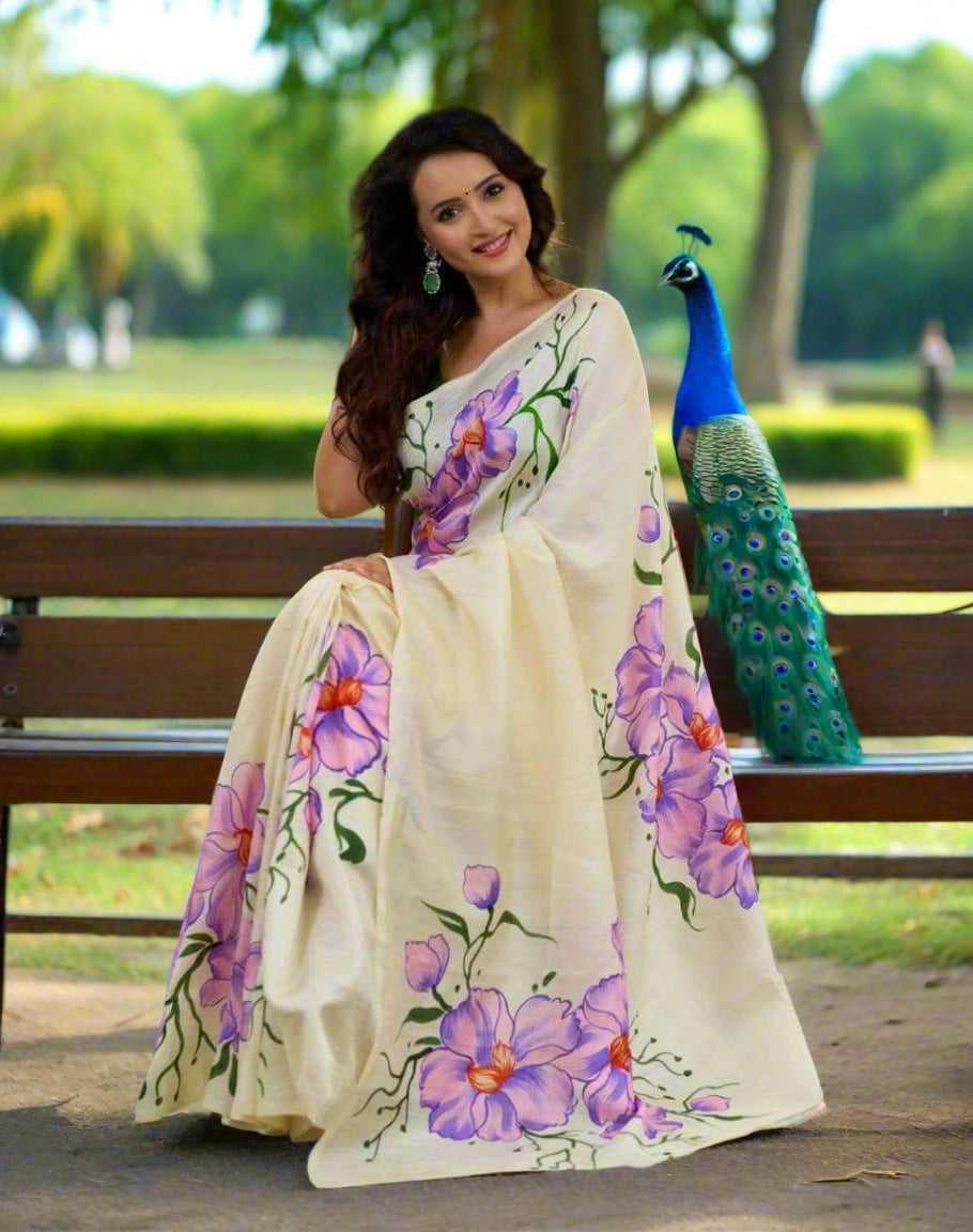 Fancy Bishnupuri Tussar Sarees for Beautiful you..