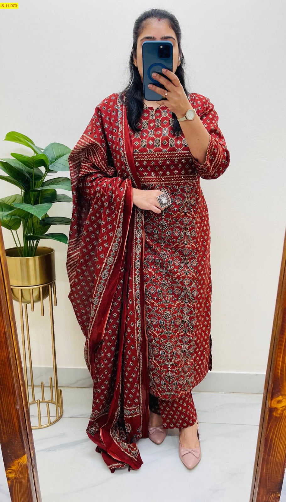 Festive Special Kurti Pant Dupatta Set