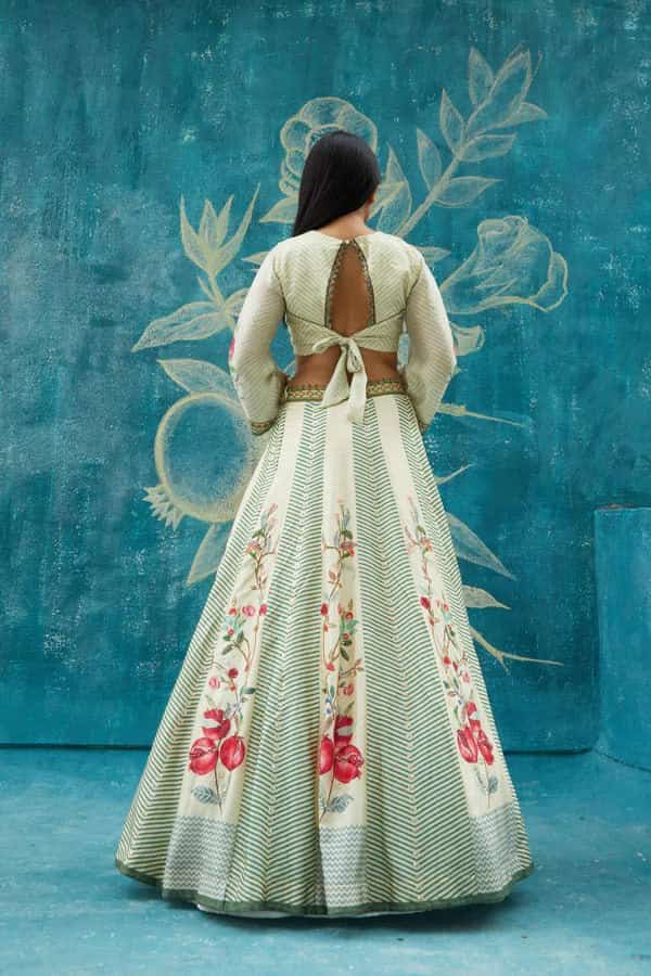 Haldi Special Digital Printed Lehenga choli