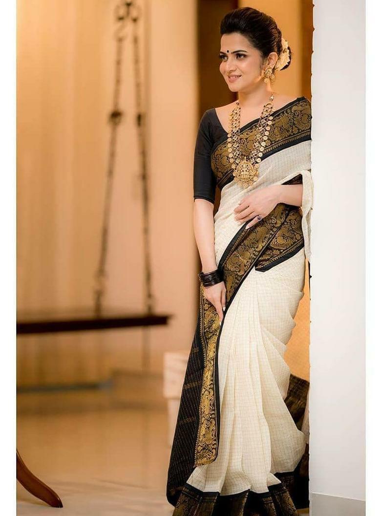 BEAUTIFUL RICH PALLU WITH JACQUARD WORK SAREE.