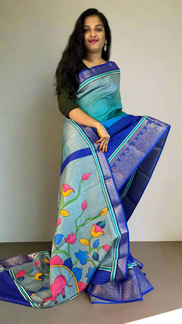 Light weight beautiful rihanna silk sarees