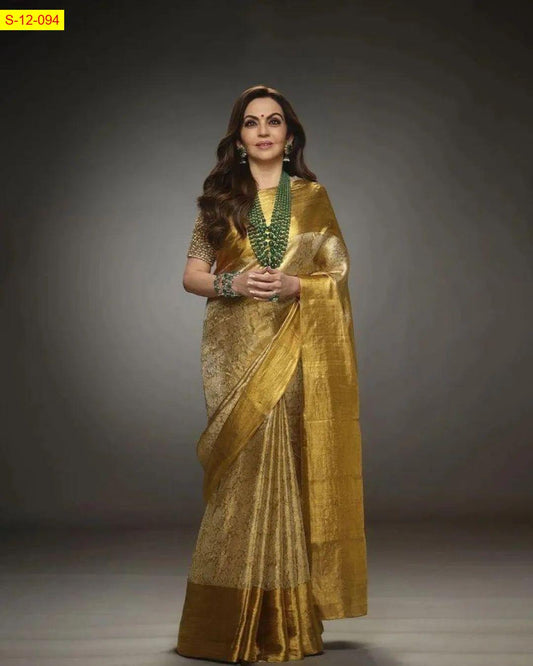 Tissue soft silk saree Sarees - Nita Ambani inspired!