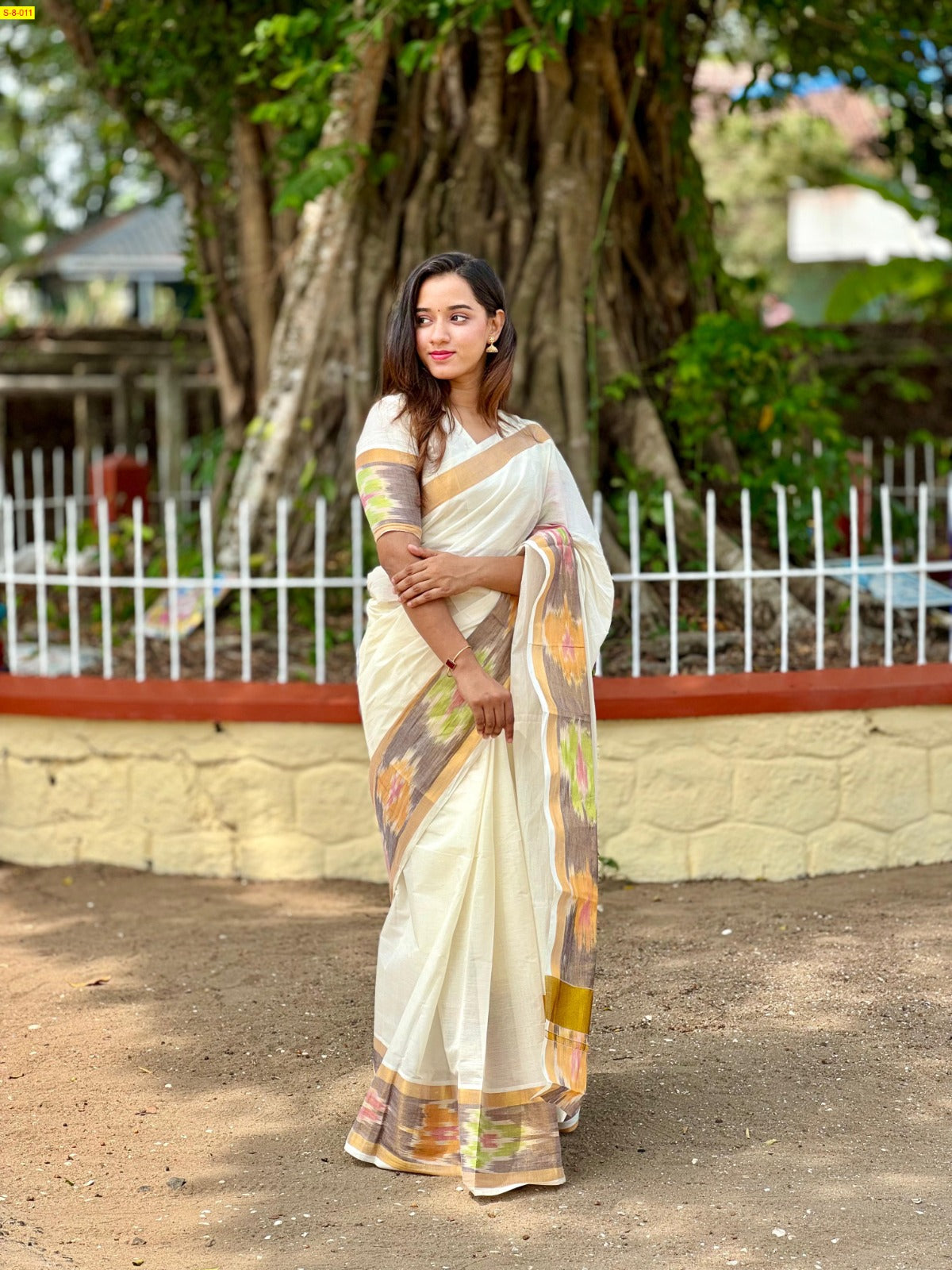 Pochampally kerala cotton saree - QUALITY ASSURED