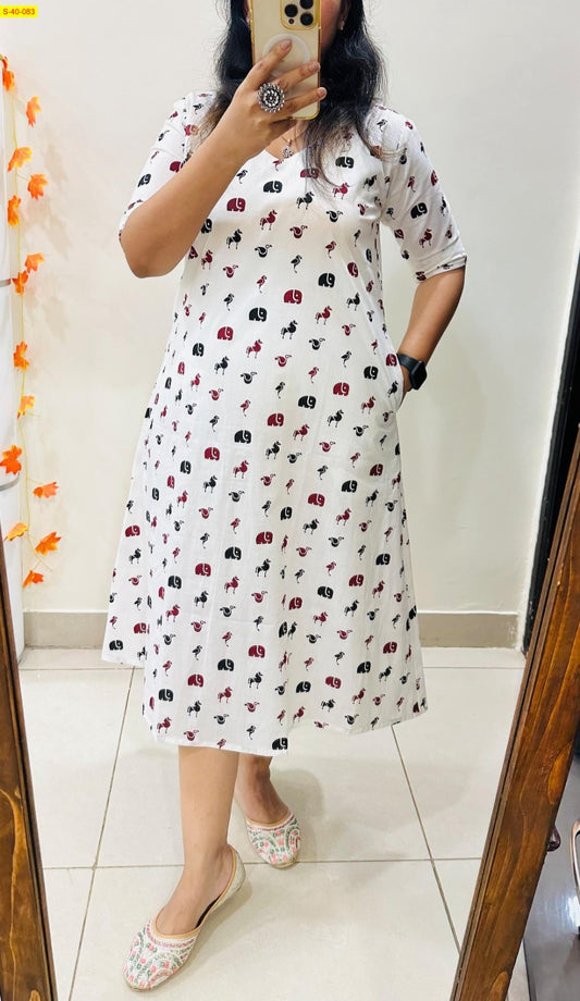 Premium Cotton Aline Dress