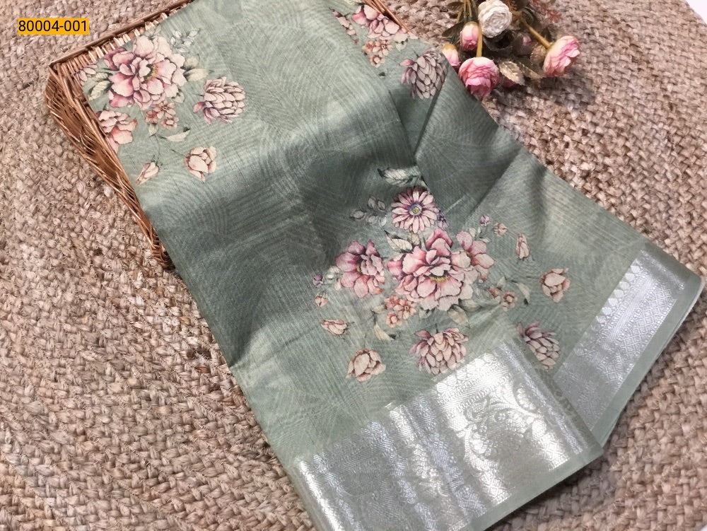 Premium Semi Tussar Fancy Silk Saree