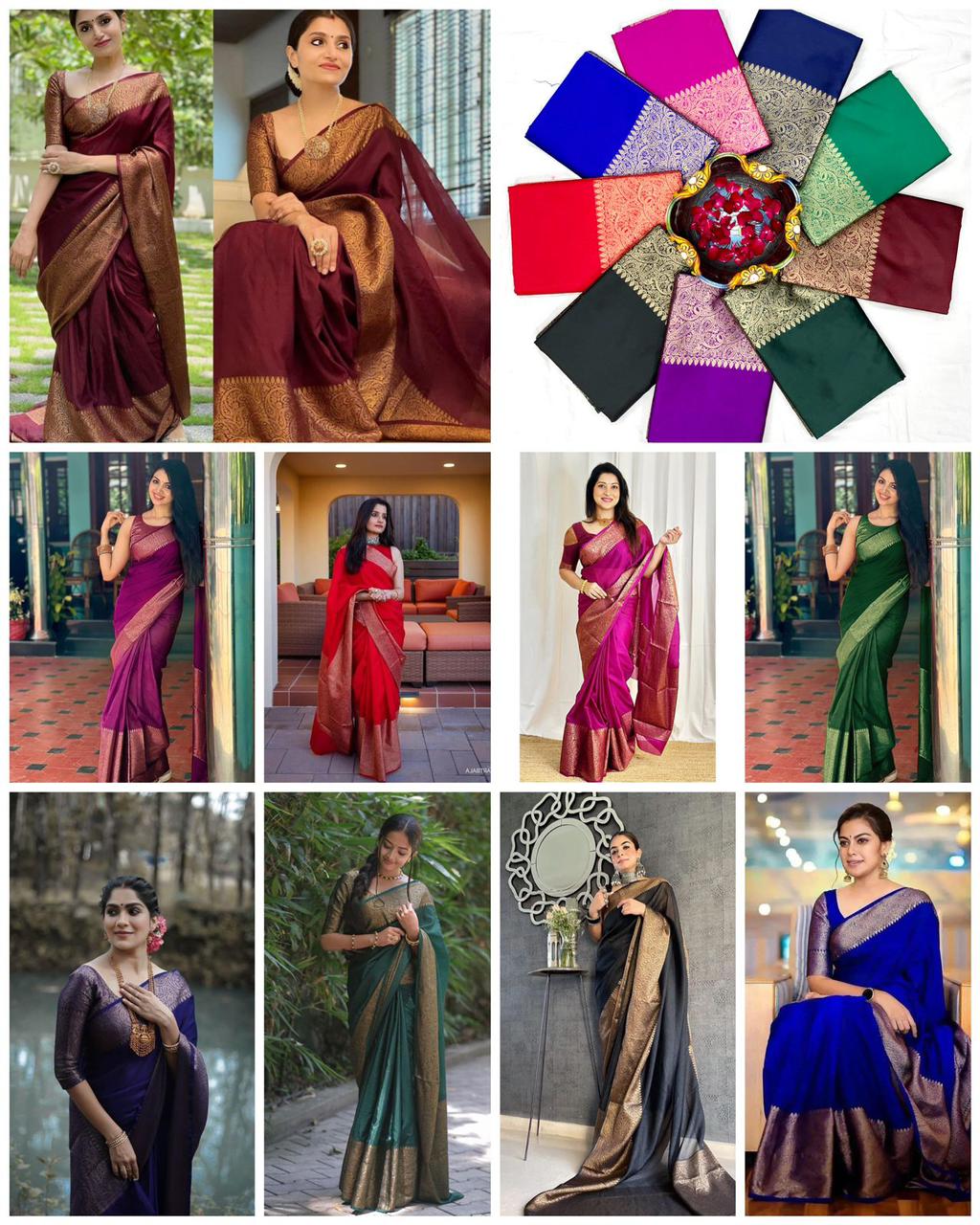 BEAUTIFUL RICH PALLU WITH JACQUARD WORK ON ALL OVER THE SAREE.