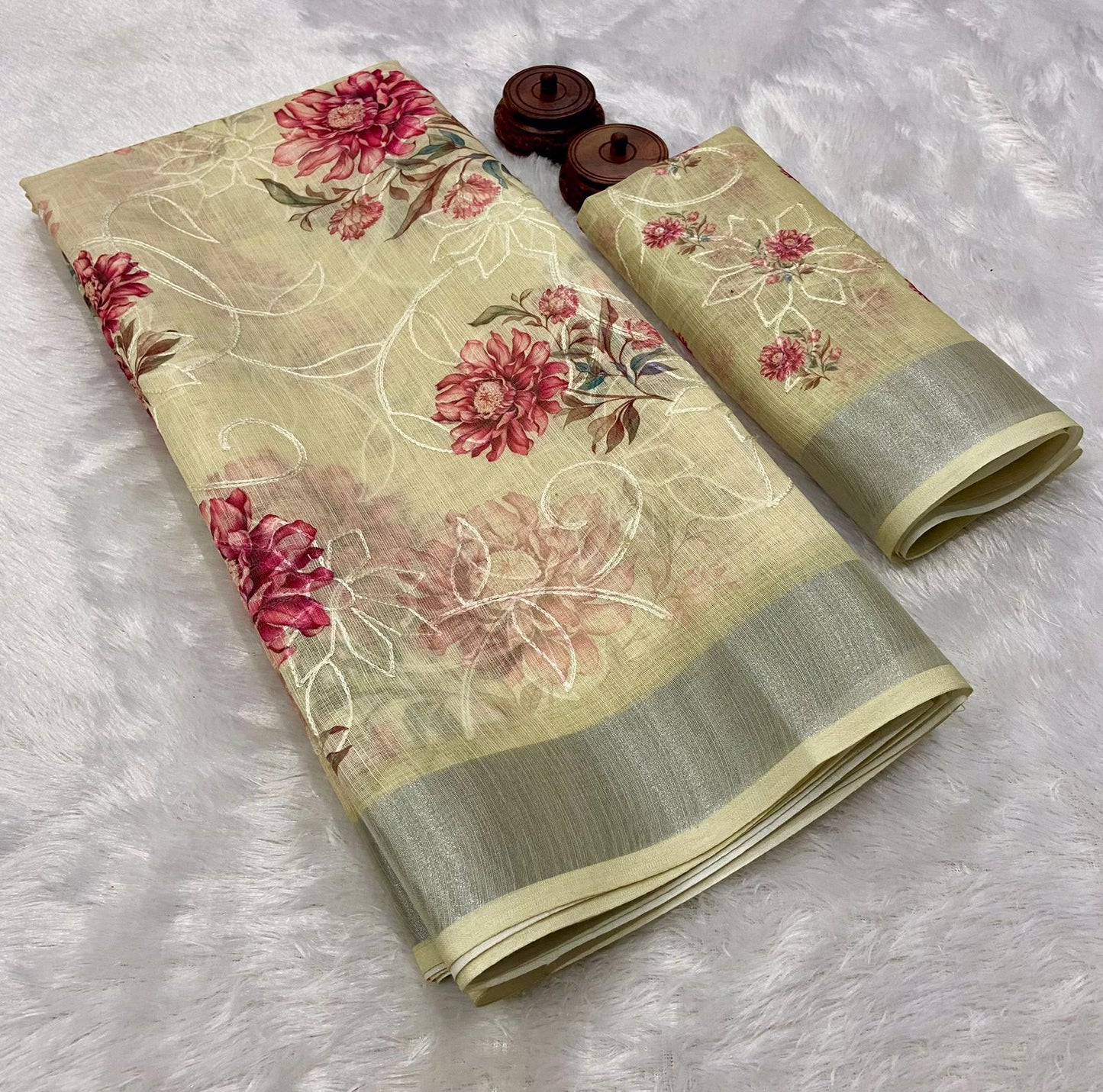 SAREE - PURE LINEN COTTON