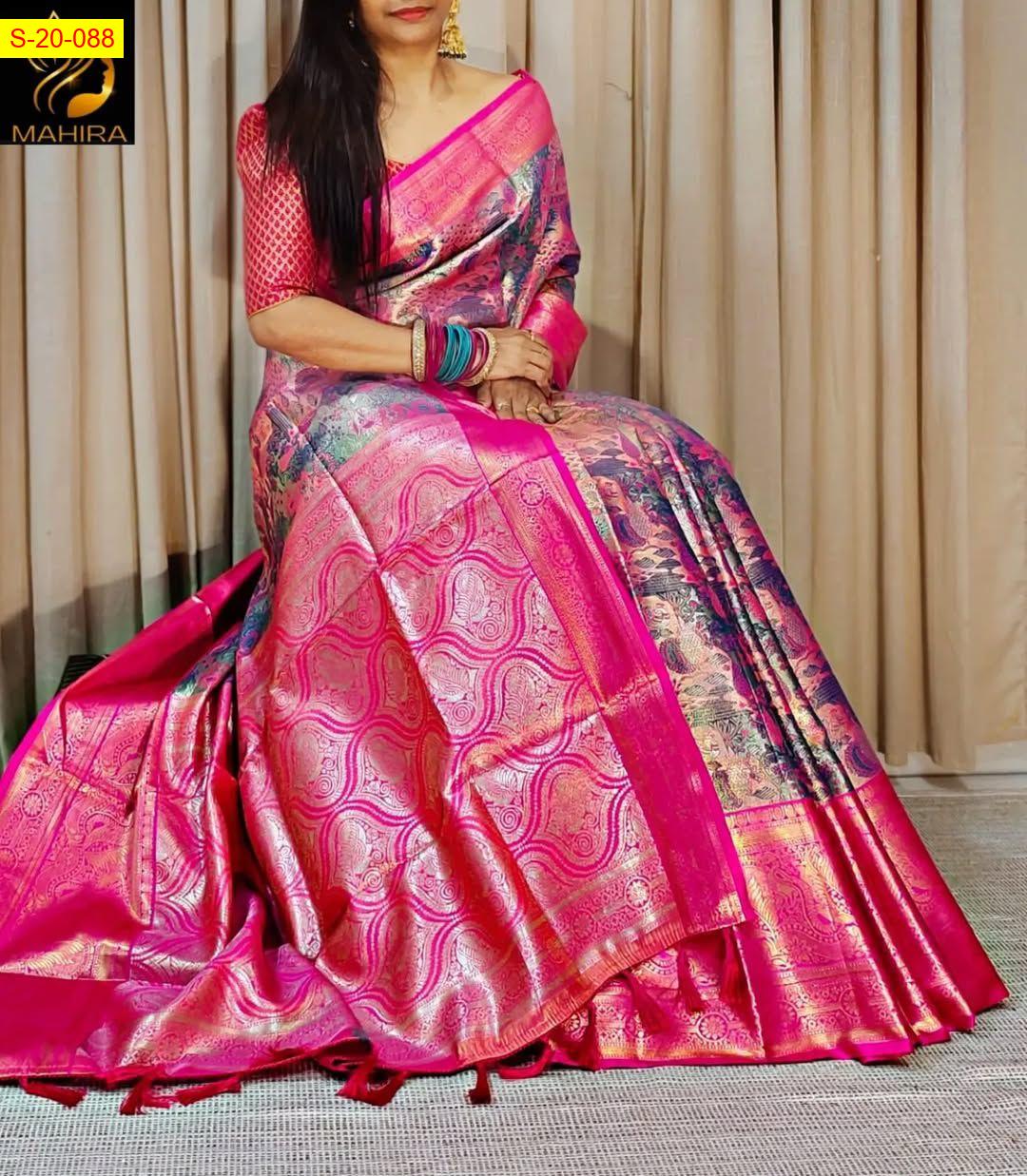 Soft bridal silk sarees