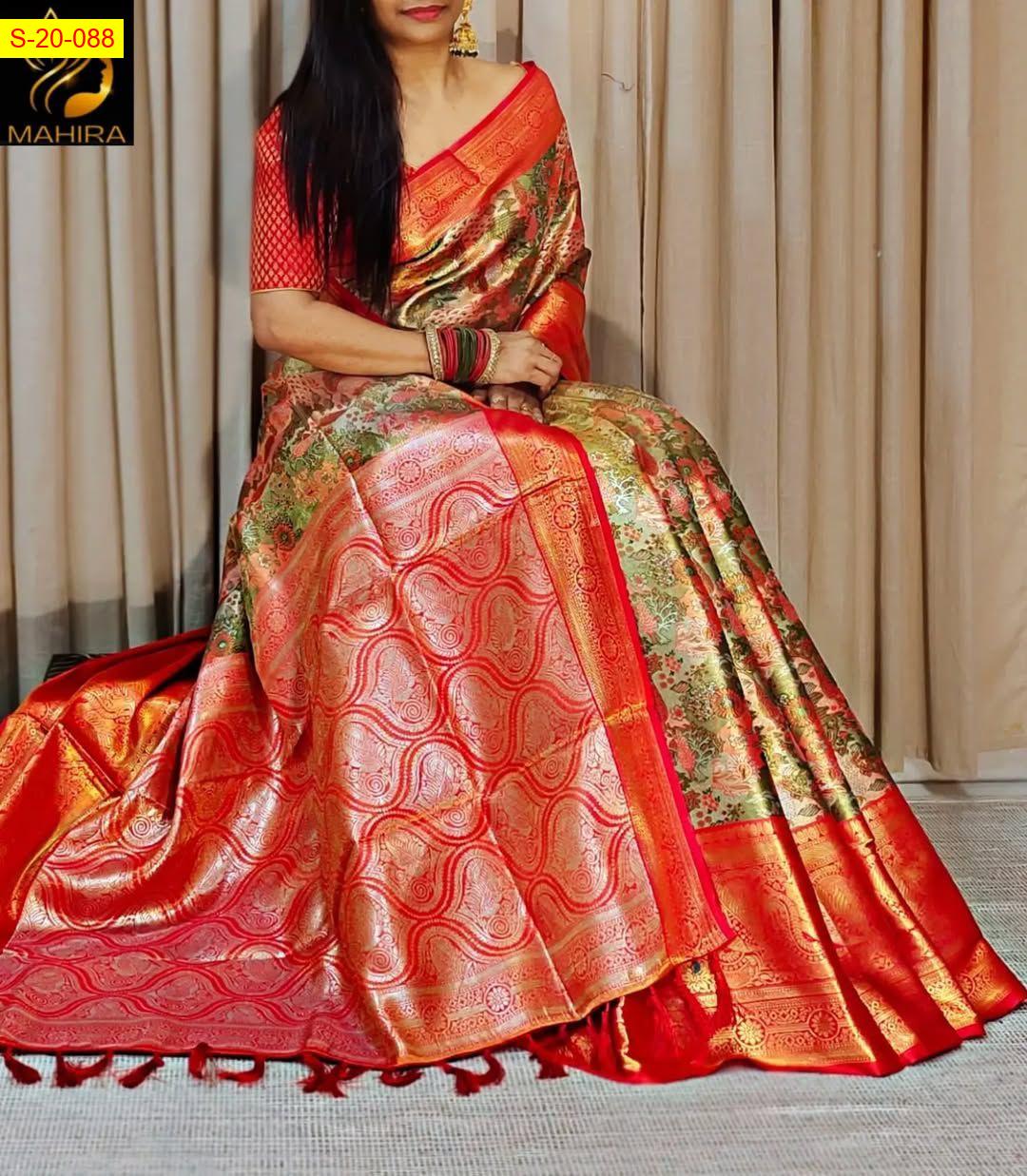 Soft bridal silk sarees