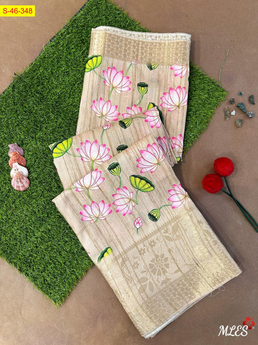 Soft cotton silk saree