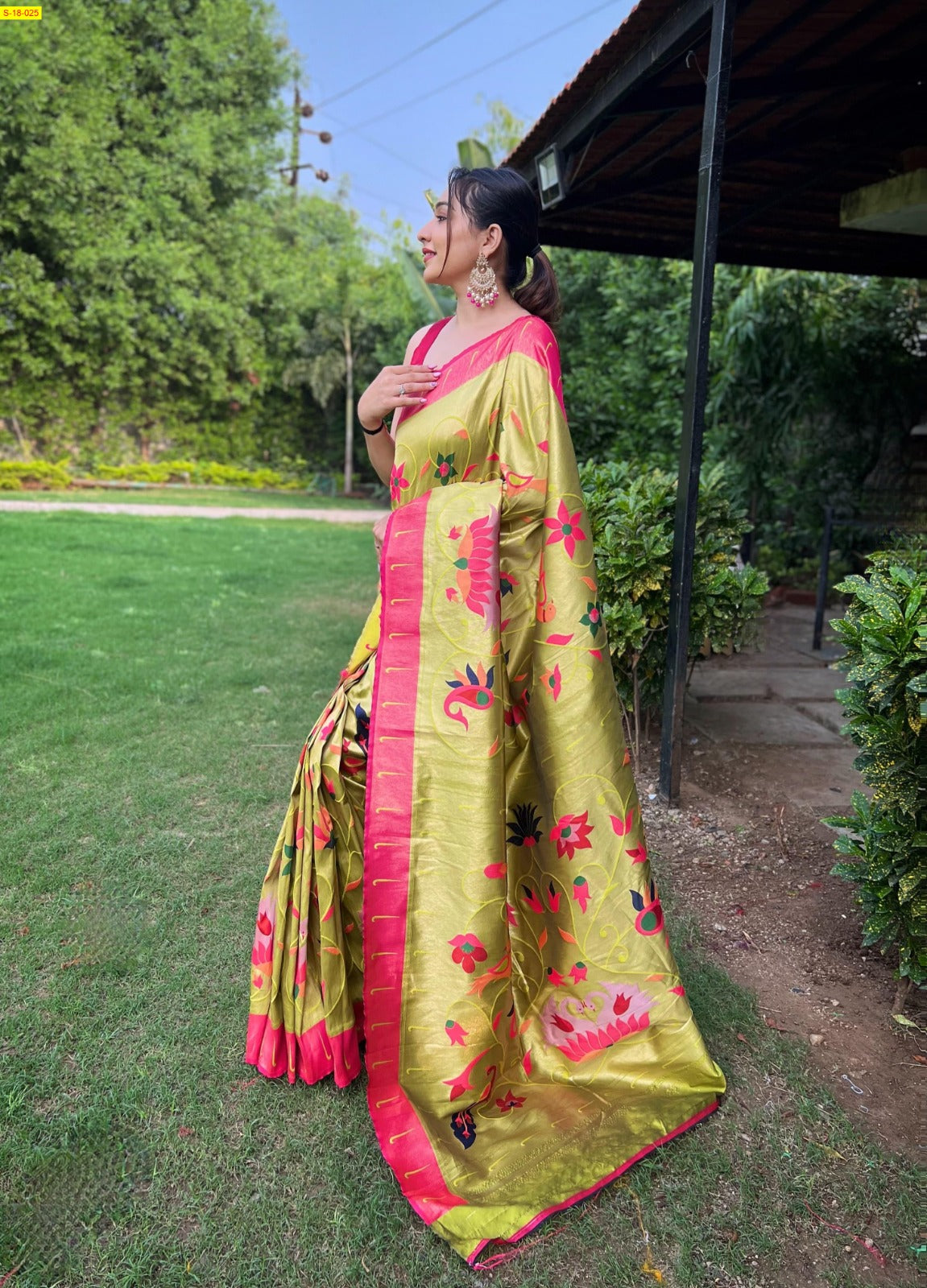 Soft paithani silk sarees