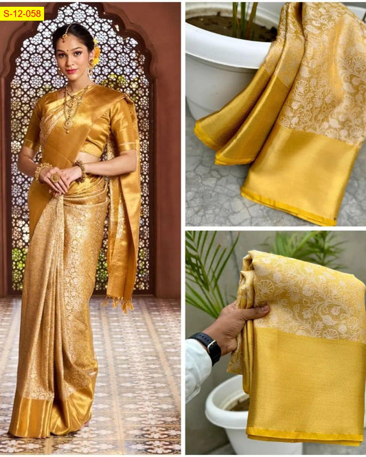 Soft tissue silk saree