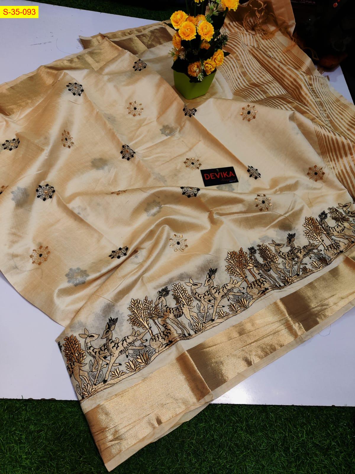 Luxurious soft tussar silk sarees