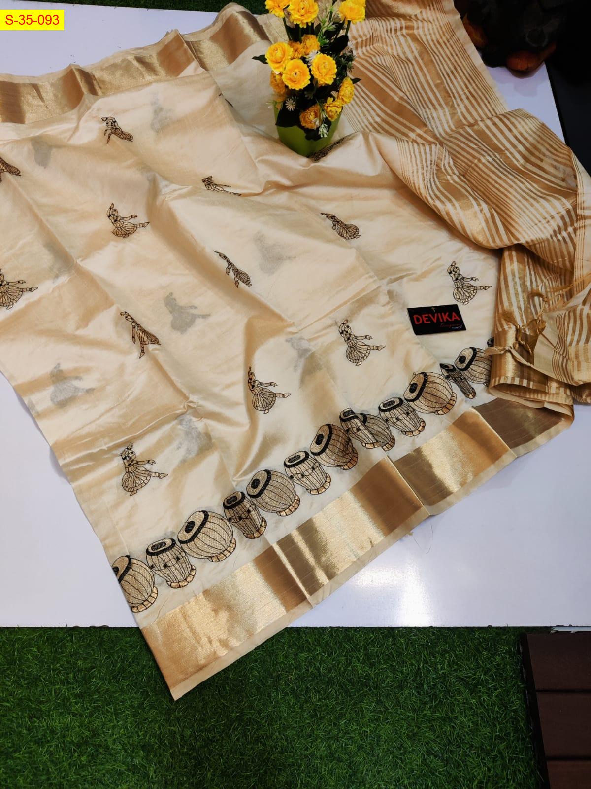 Luxurious soft tussar silk sarees