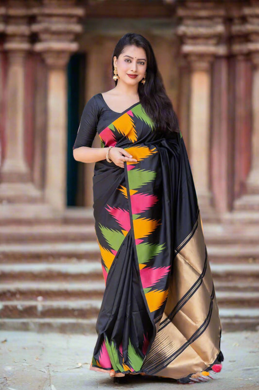 TEMPLE TOWER SAREE