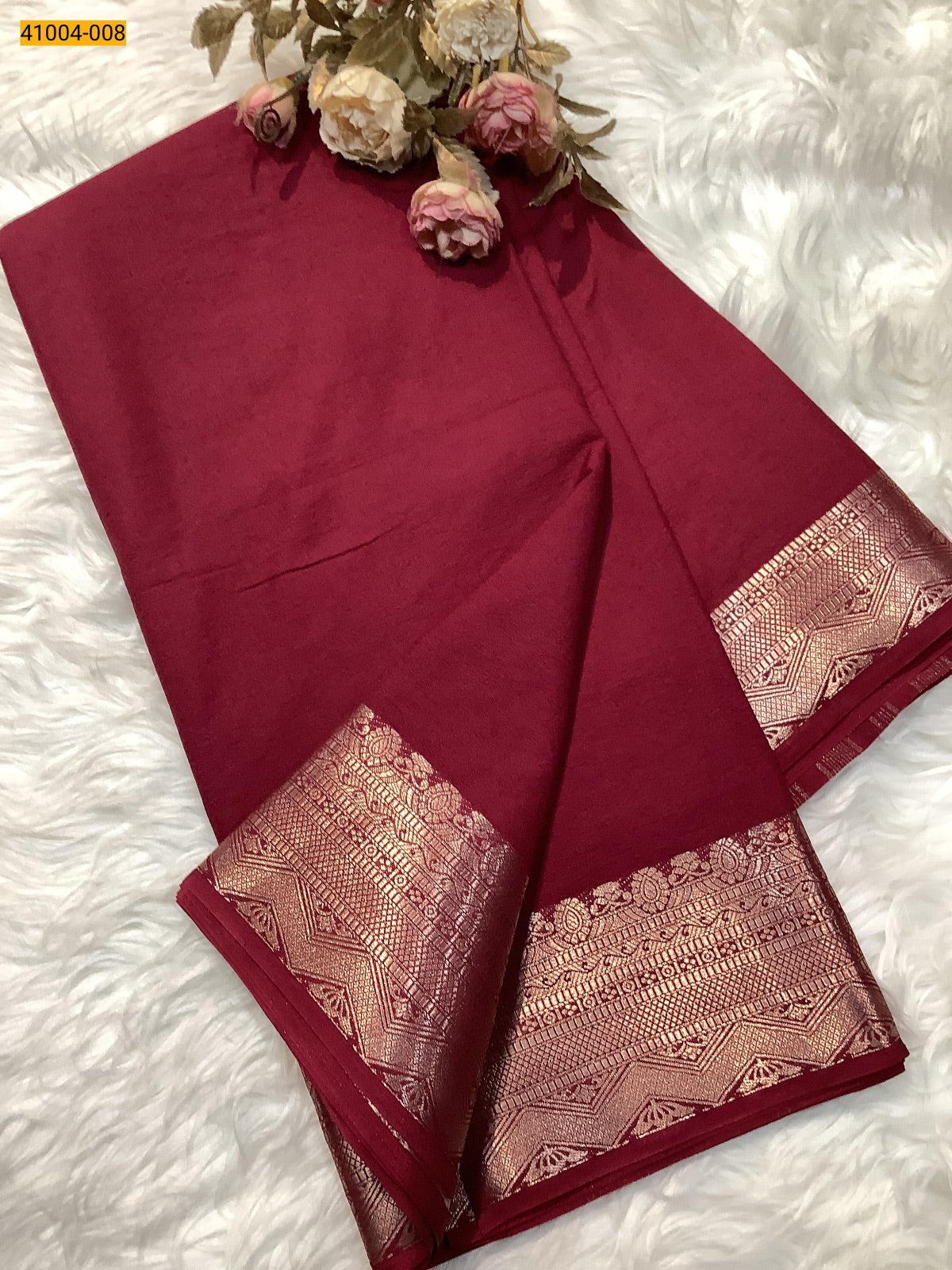 Viscose Warm Crepe Silk Saree