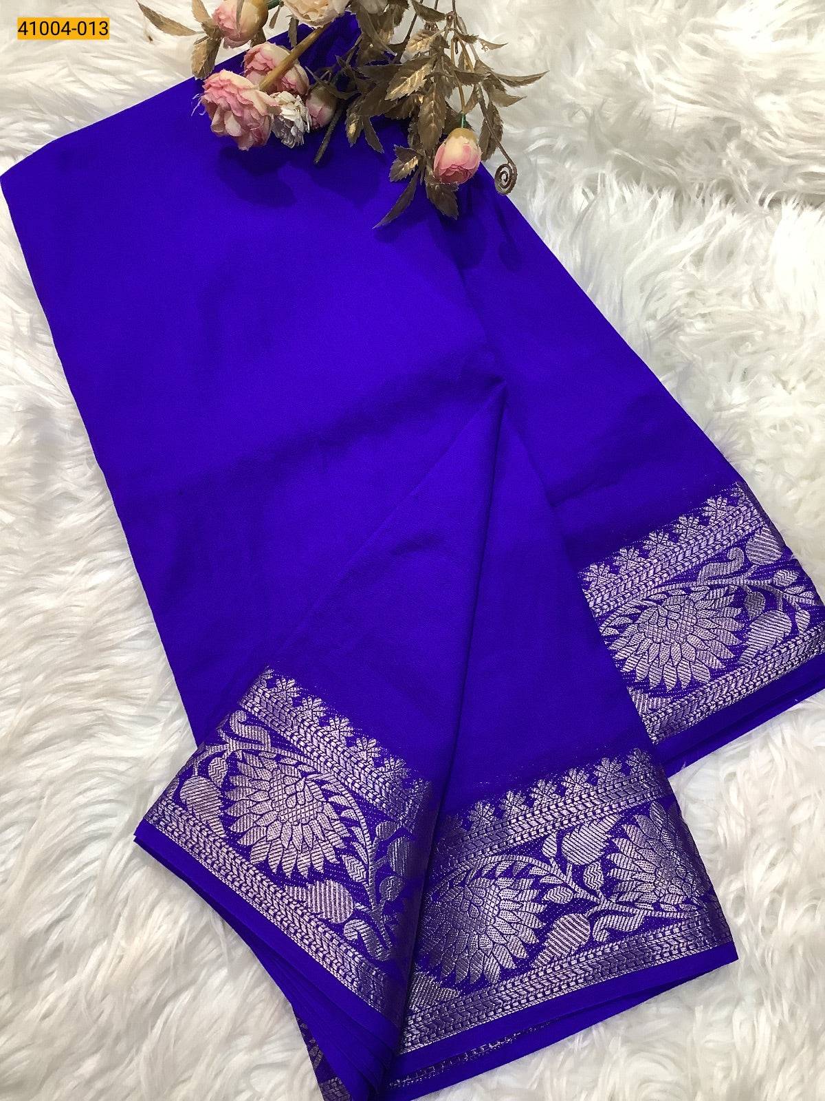 Viscose Warm Crepe Silk Saree