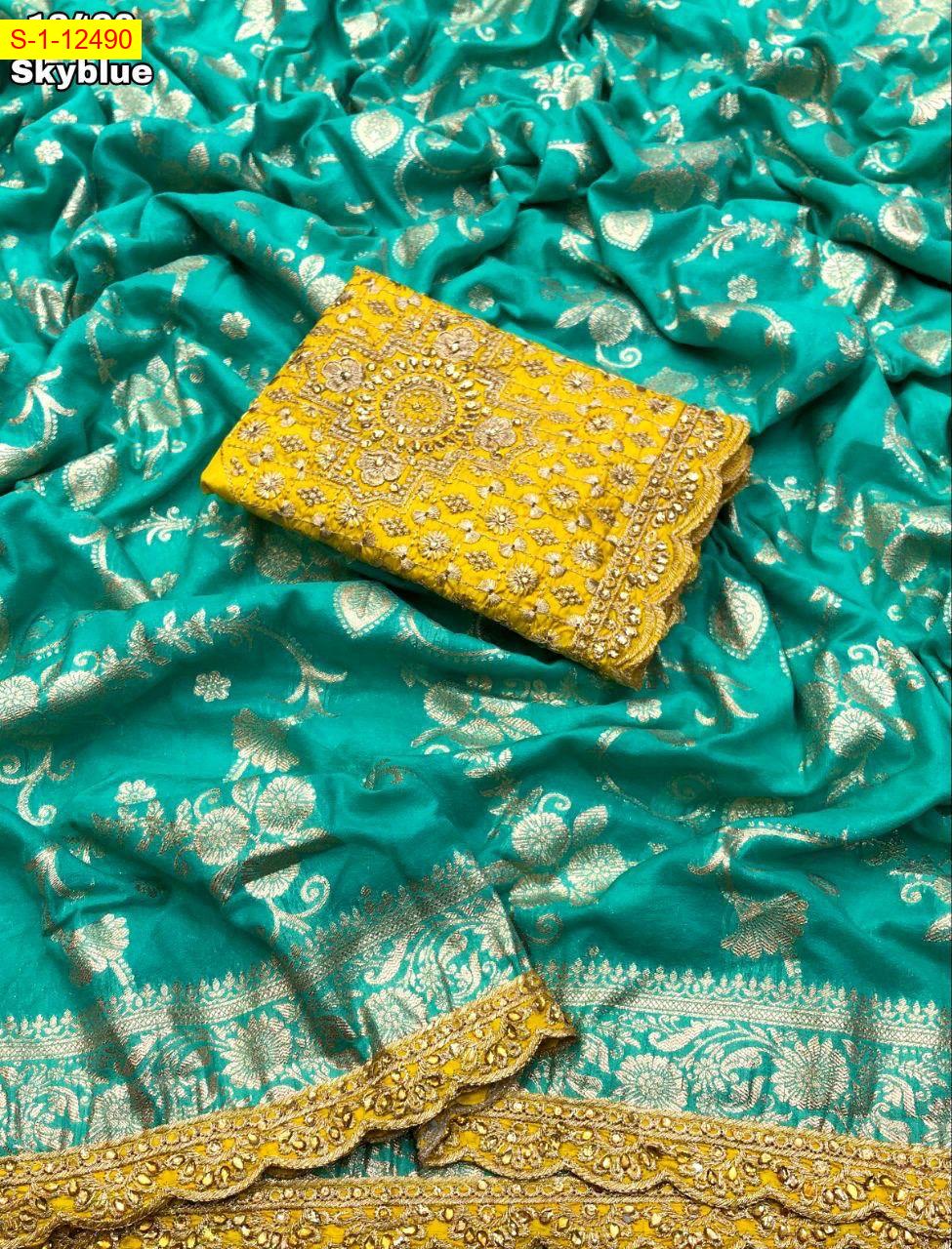 Viscose georgette sarees