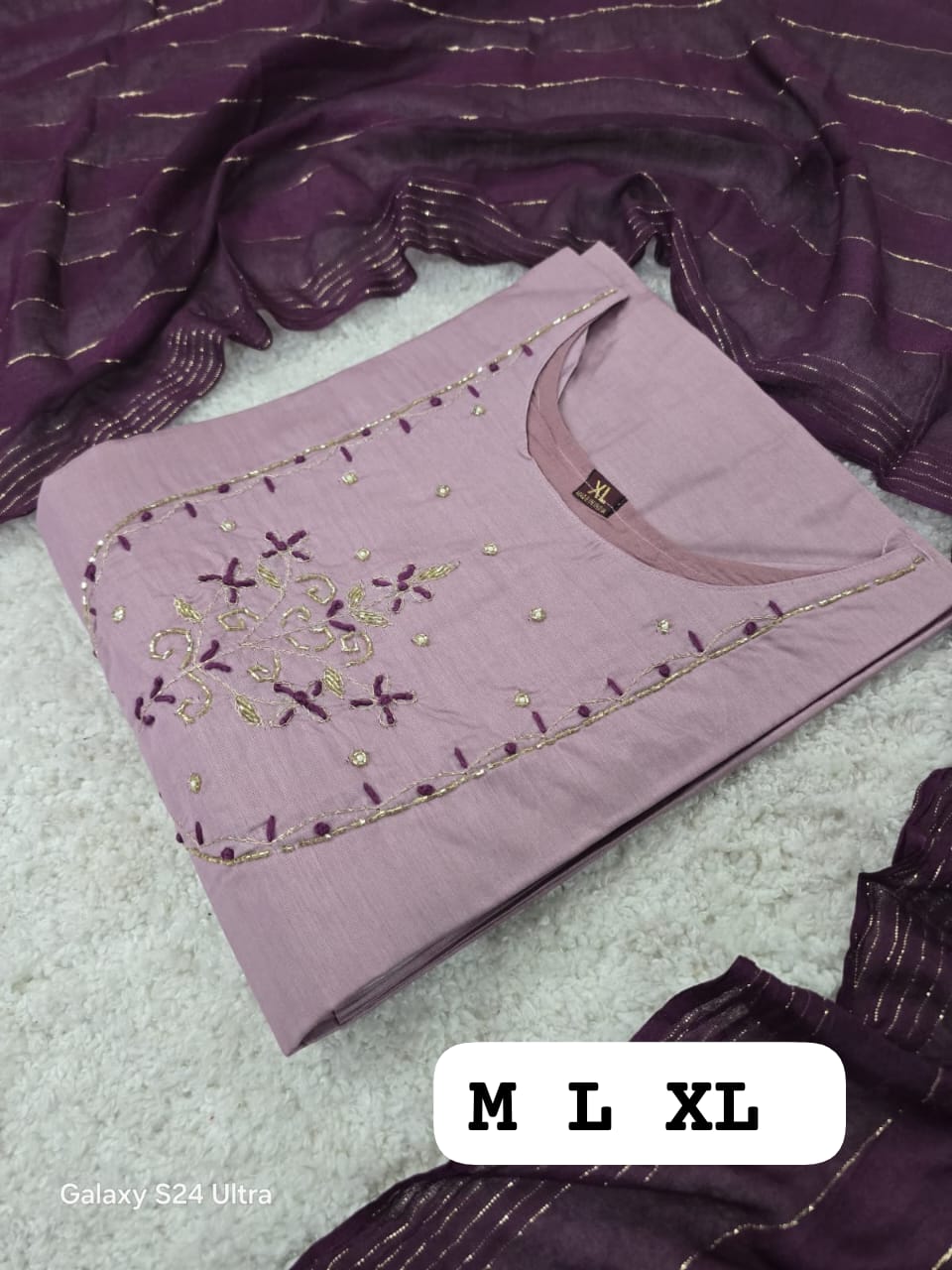 MUSLIN KURTI WITH DUPATTA - DHAMAKA DESIGN