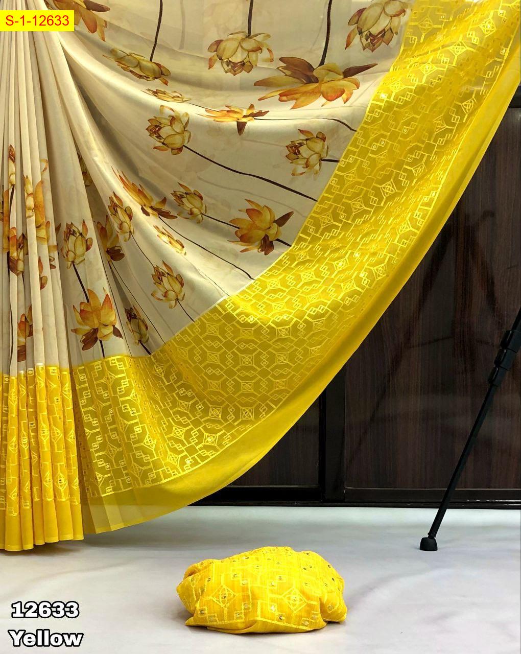 Soft & smooth weightless chiffon sarees